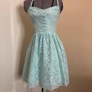 Talula Debutante lace dress in mint